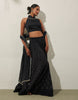 Black Embellished Lehenga Set